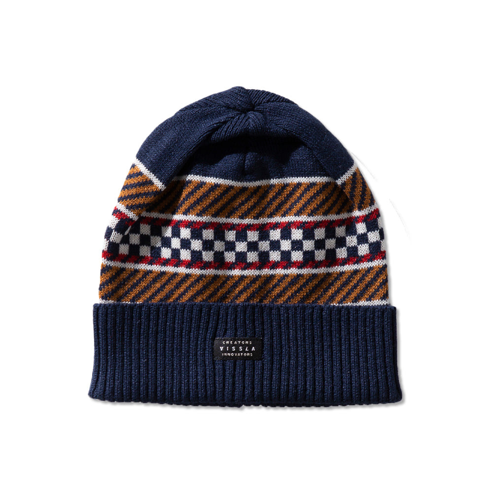 Gorro Vissla Creators Jacquard Azul Marinho