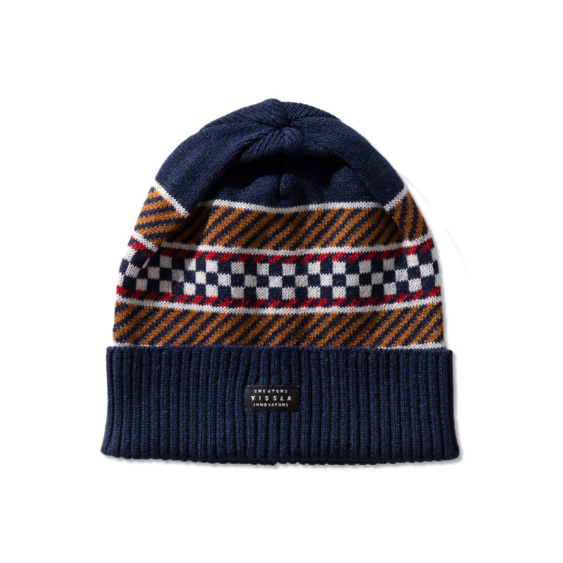 Gorro Vissla Creators Jacquard Azul Marinho