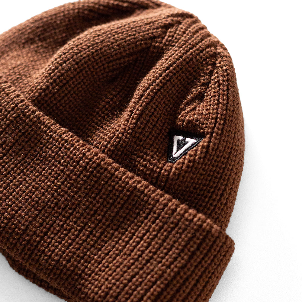 Gorro Vissla Trimline Marrom em Tricô