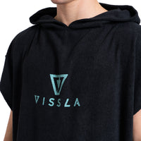 Thumbnail for Poncho Atoalhado Preto Vissla Surf