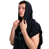 Thumbnail for Poncho Atoalhado Preto Vissla Surf
