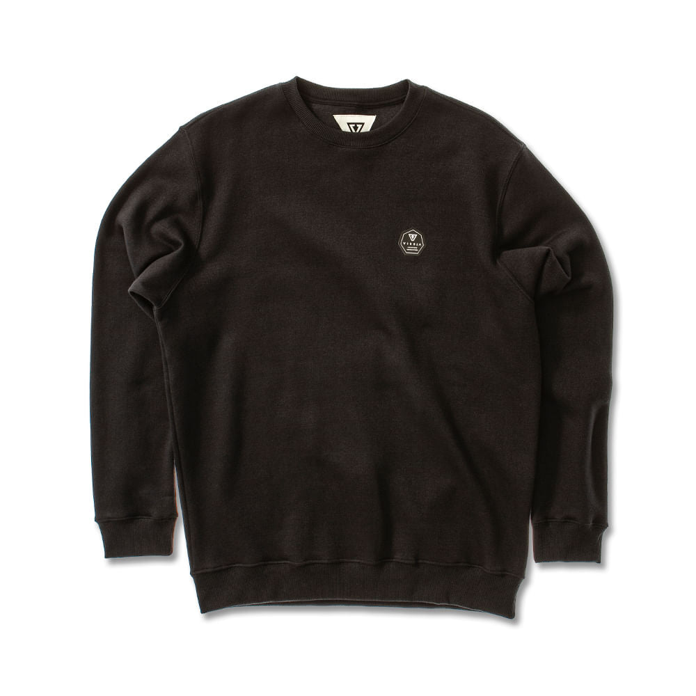 Moletom Vissla Careca Solid Sets Preto