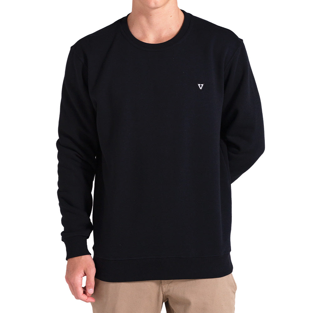 Moletom Careca Vissla Solid Sets Preto