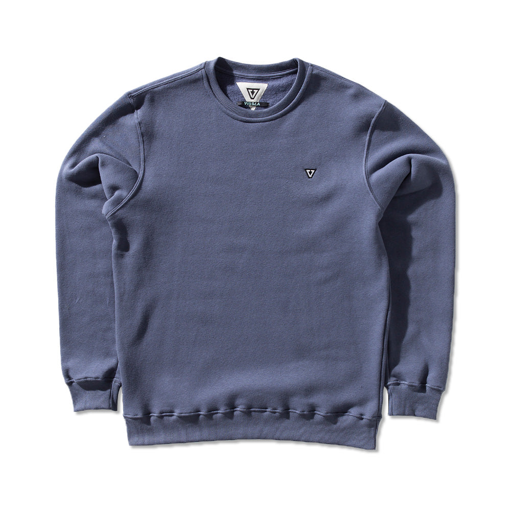 Moletom Careca Vissla Solid Sets Azul