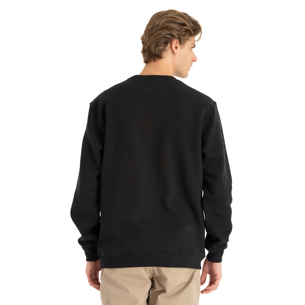 Moletom Careca Vissla Solid Sets Preto