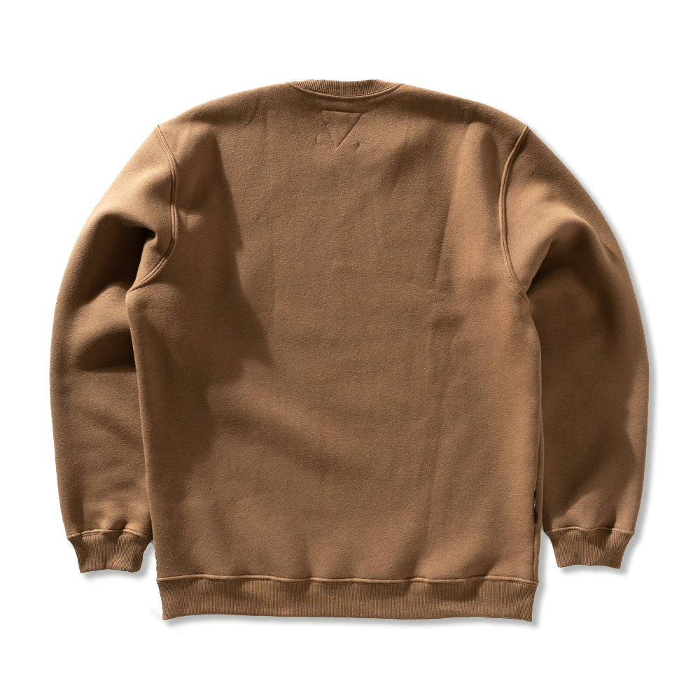 Moletom Careca Vissla Solid Sets Marrom