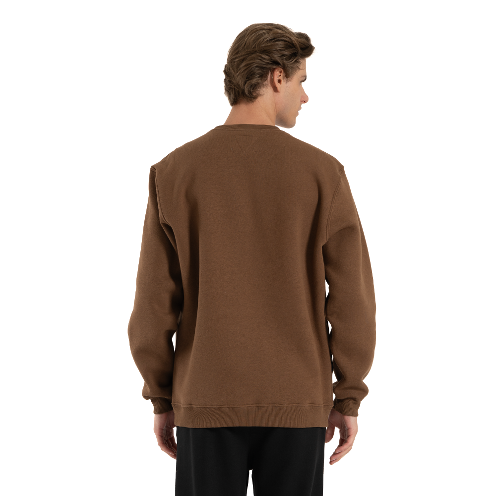 Moletom Careca Vissla Solid Sets Marrom