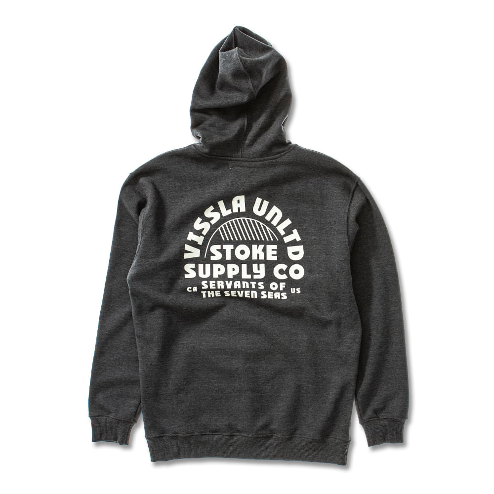 Moletom Vissla Canguru Stoke Supply Co Azul