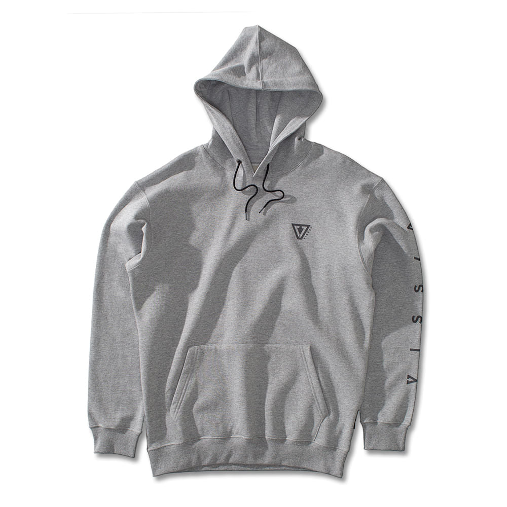 Moletom Canguru Vissla Established Cinza