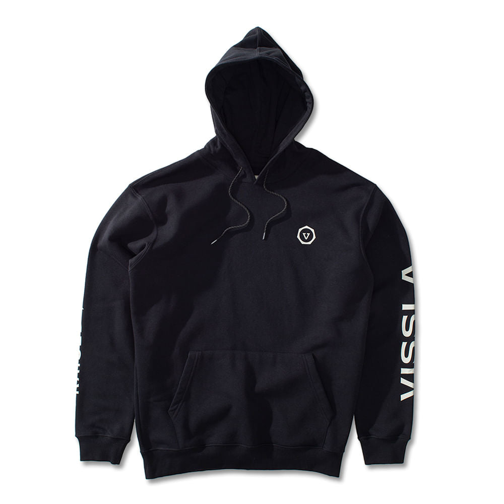 Moletom Canguru Vissla Coastal Preto