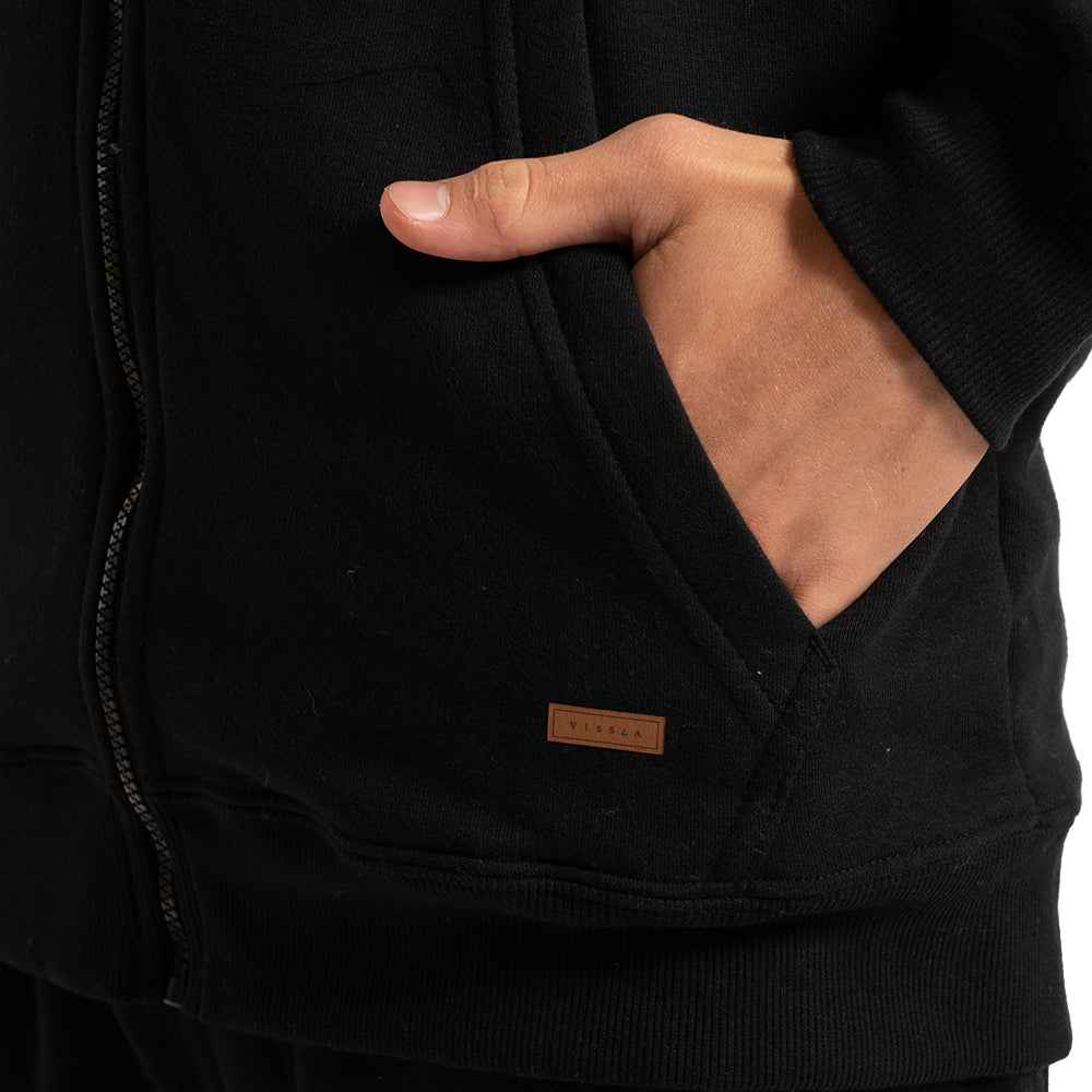 Moletom Canguru Vissla Roamer Sherpa Preto