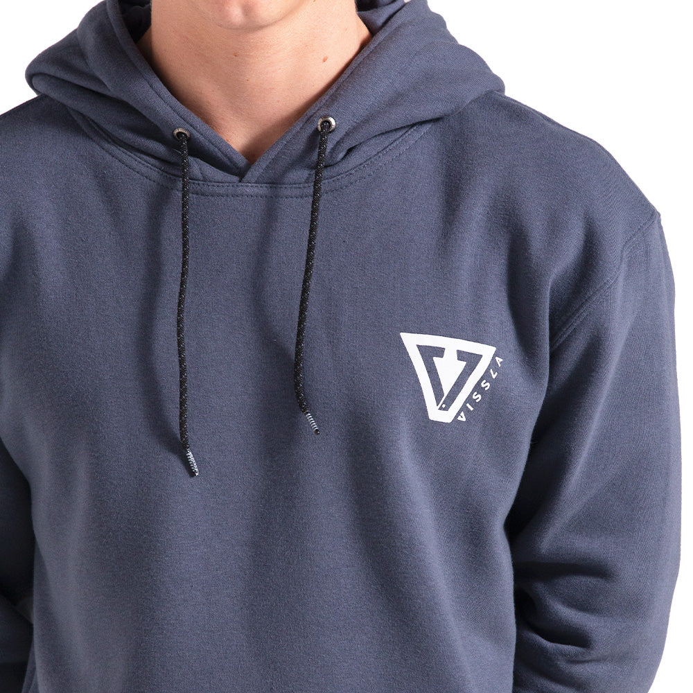 Moletom Canguru Vissla Established Azul