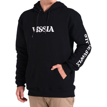 Moletom Canguru Vissla Coastal Eco Preto