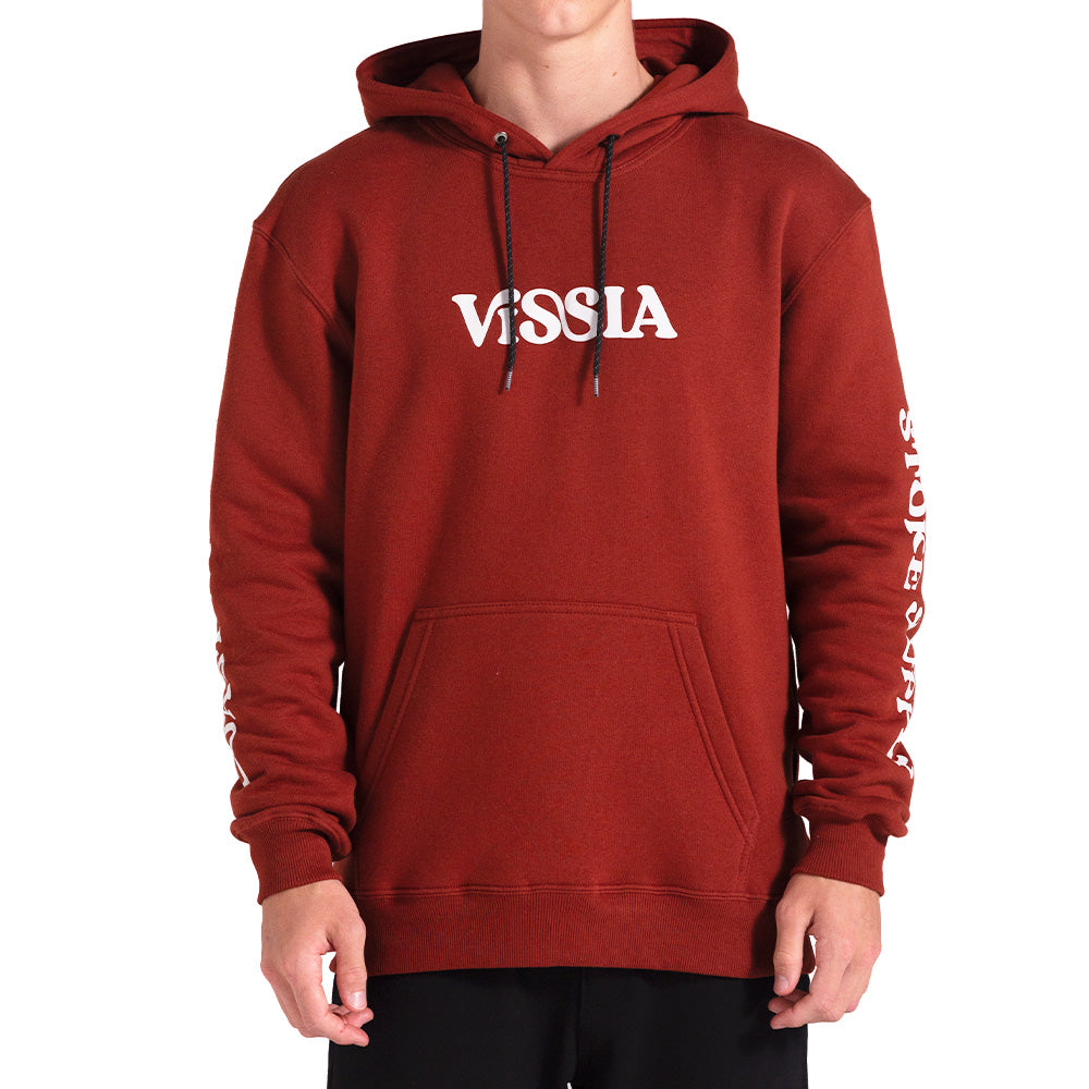 Moletom Canguru Vissla Coastal Eco Vermelho