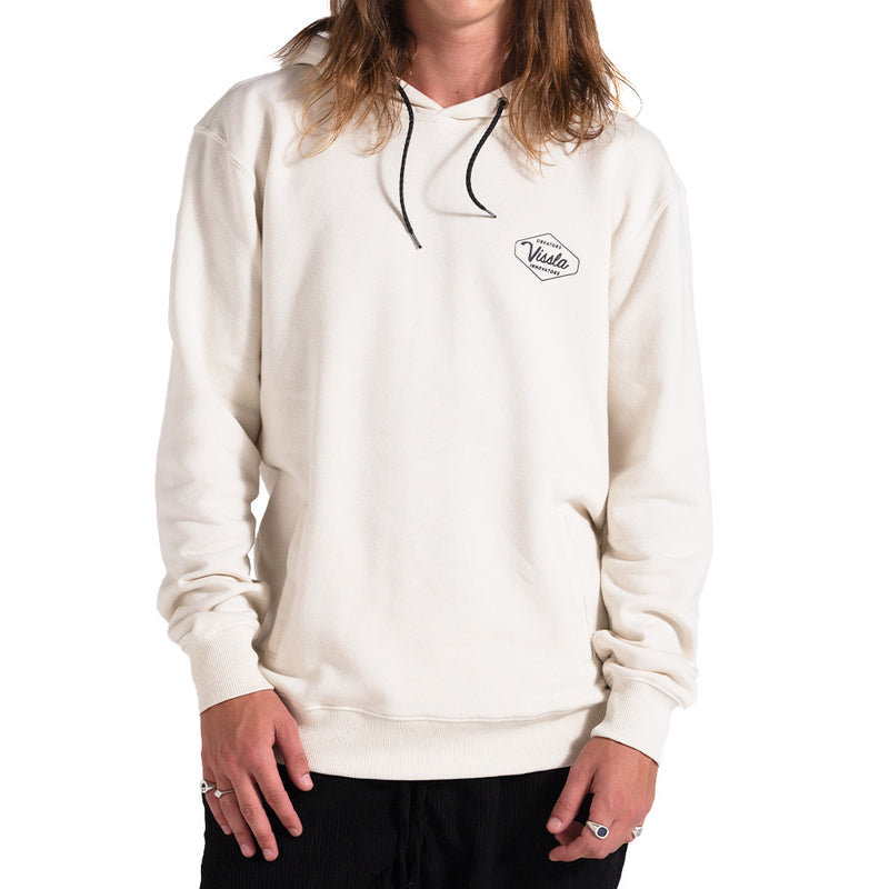 Moletom Canguru Vissla Creators Commuter Off White