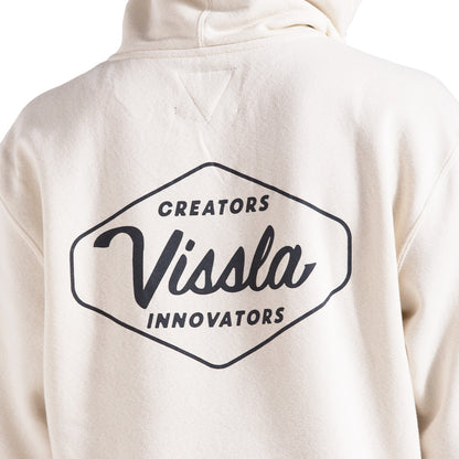 Moletom Canguru Vissla Creators Commuter Off White