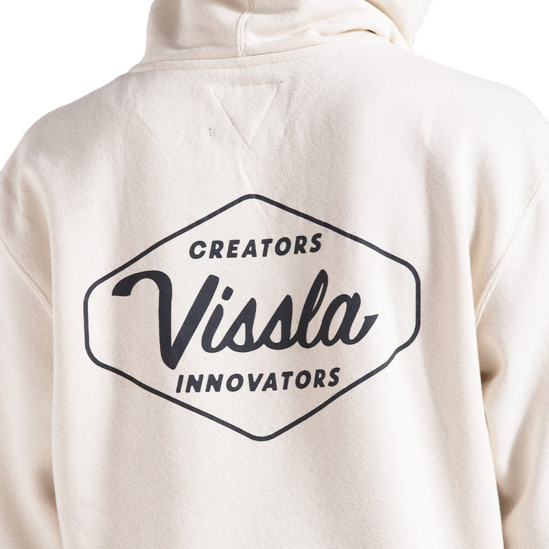 Moletom Canguru Vissla Creators Commuter Off White