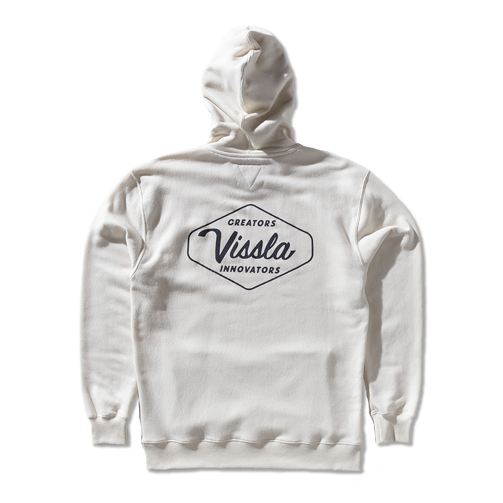 Moletom Canguru Vissla Creators Commuter Off White