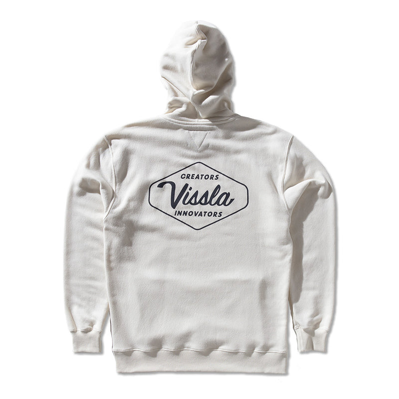 Moletom Canguru Vissla Creators Commuter Off White