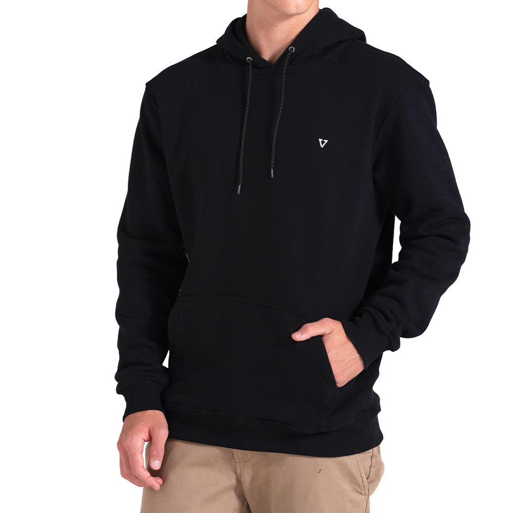 Moletom Canguru Vissla Solid Sets Preto