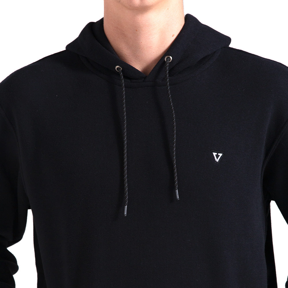 Moletom Canguru Vissla Solid Sets Preto