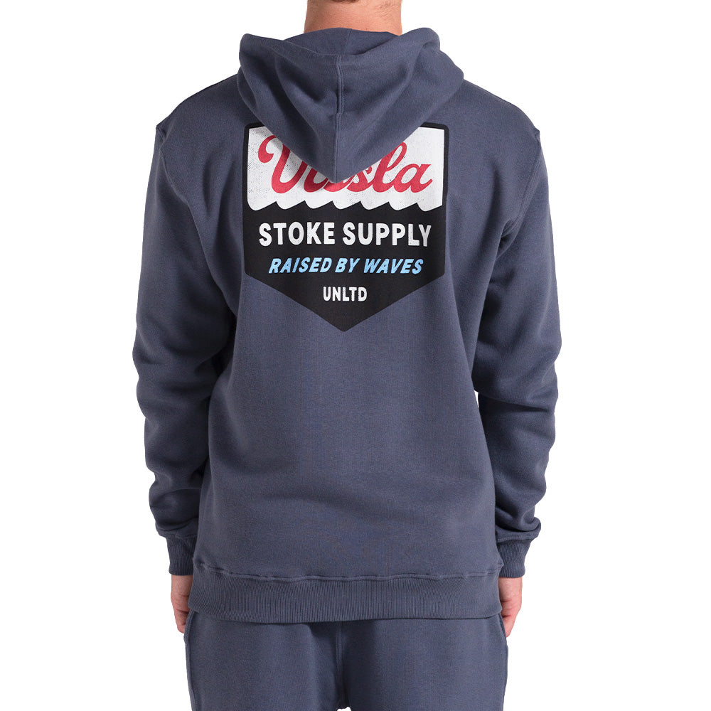 Moletom Canguru Vissla Stoke Supply Azul