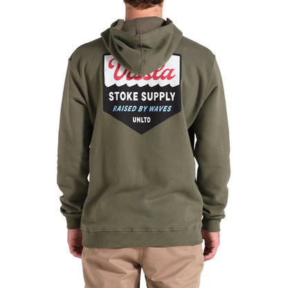 Moletom Canguru Vissla Stoke Supply Verde