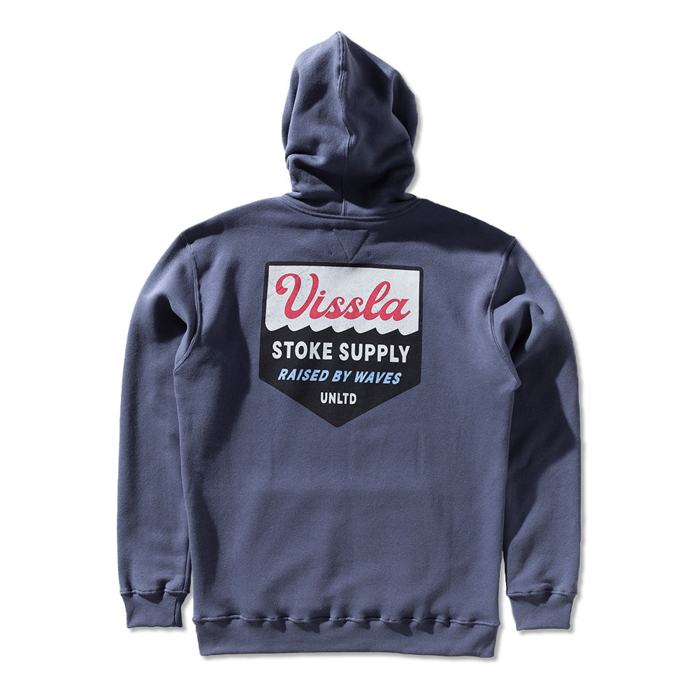 Moletom Canguru Vissla Stoke Supply Azul