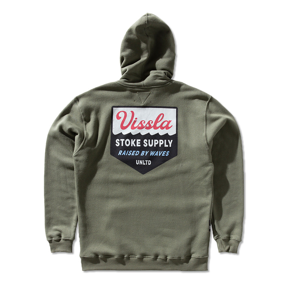 Moletom Canguru Vissla Stoke Supply Verde