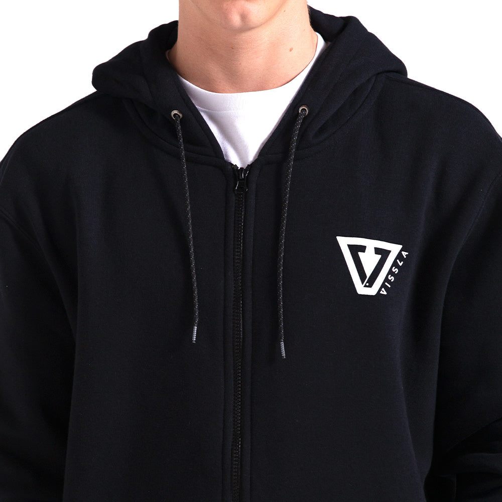 Moletom Canguru Vissla All Times Preto