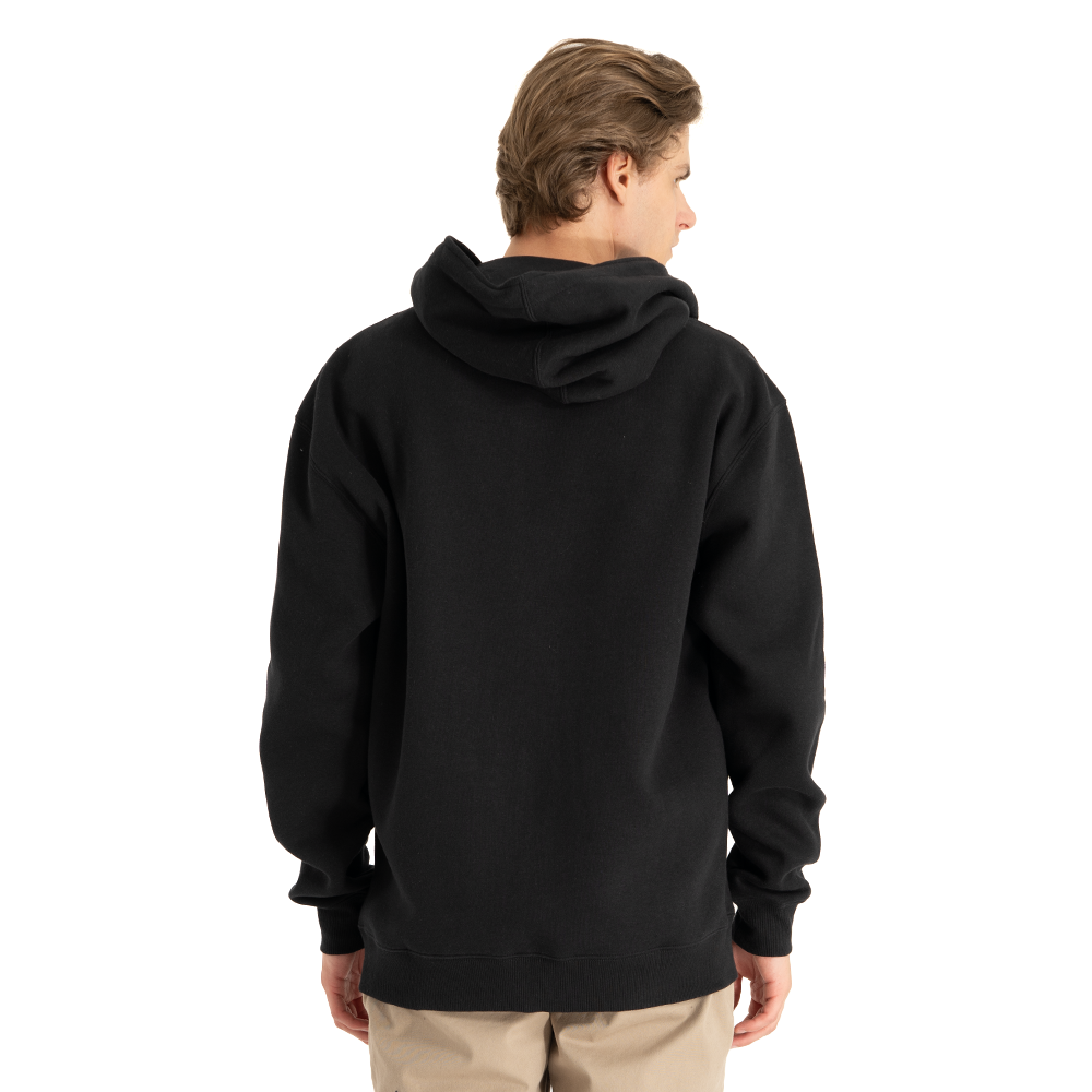 Moletom Canguru Aberto Vissla Solid Sets Preto