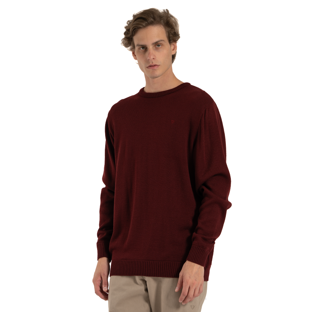 Tricot Vissla Creators Bordô em Jacquard