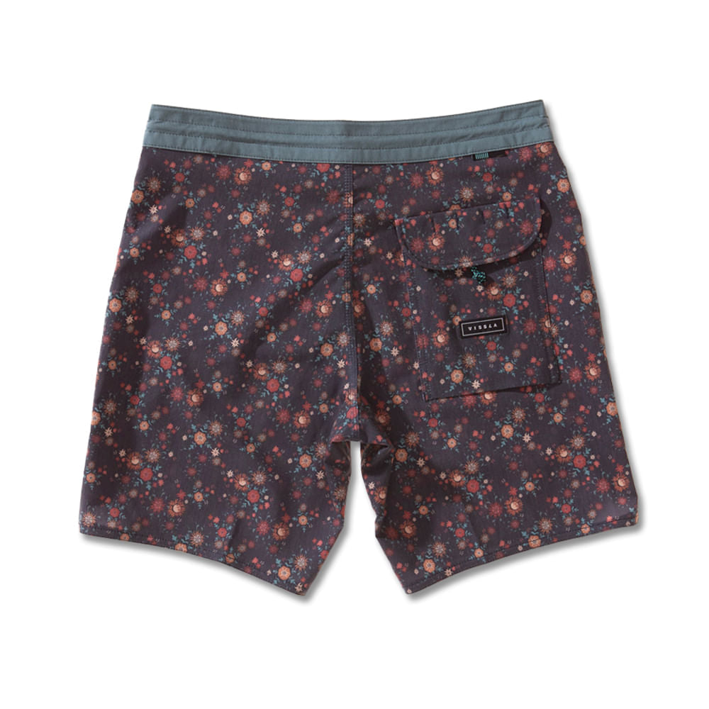 Boardshort Upcycled Coconut Vissla 17.5" Barrier Preto
