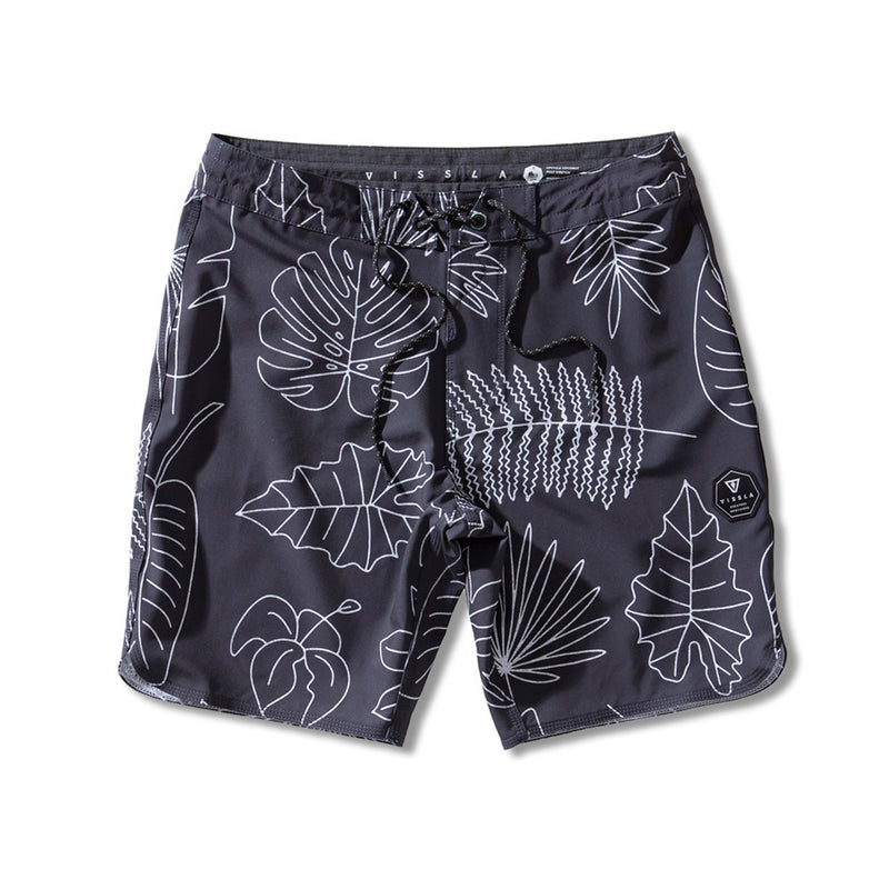 Boardshort Upcycled Coconut Vissla Tropical Pleasures 18.5" Preto
