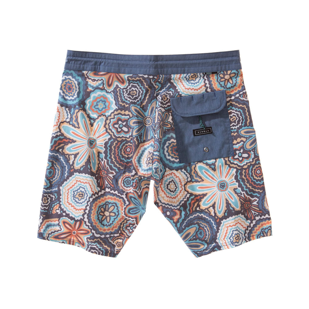 Boardshort Vissla Squiggy 18.5" Marinho