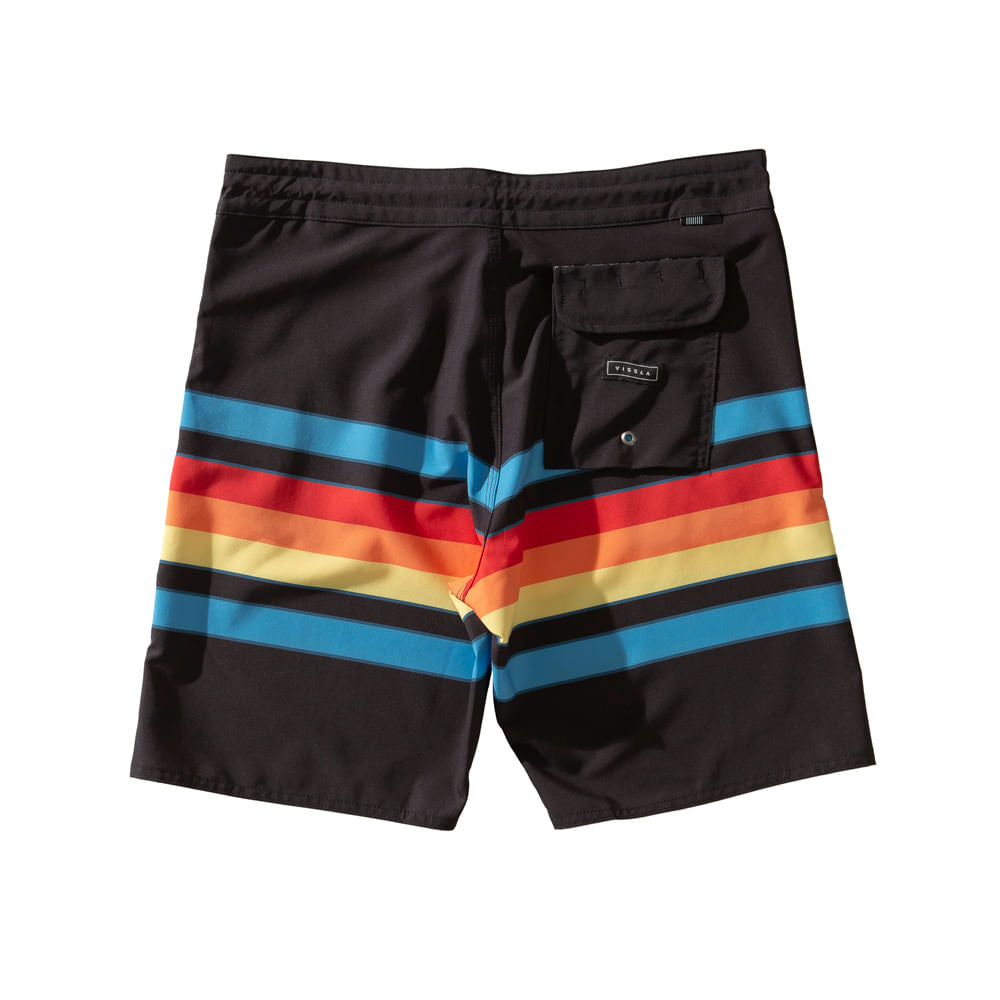 Boardshort Vissla Fist Bump 18.5" Preto