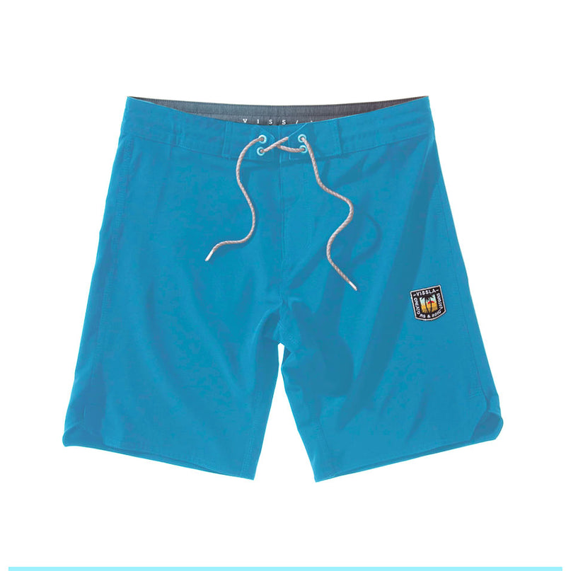 Boardshort Vissla Solid Sets 18.5" Azul