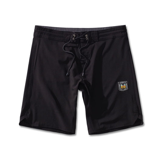 Boardshort Vissla Solid Sets 18.5" Preto