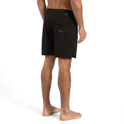 Boardshort Upcycled Coconut Vissla 18,5'' Solid Sets Preto