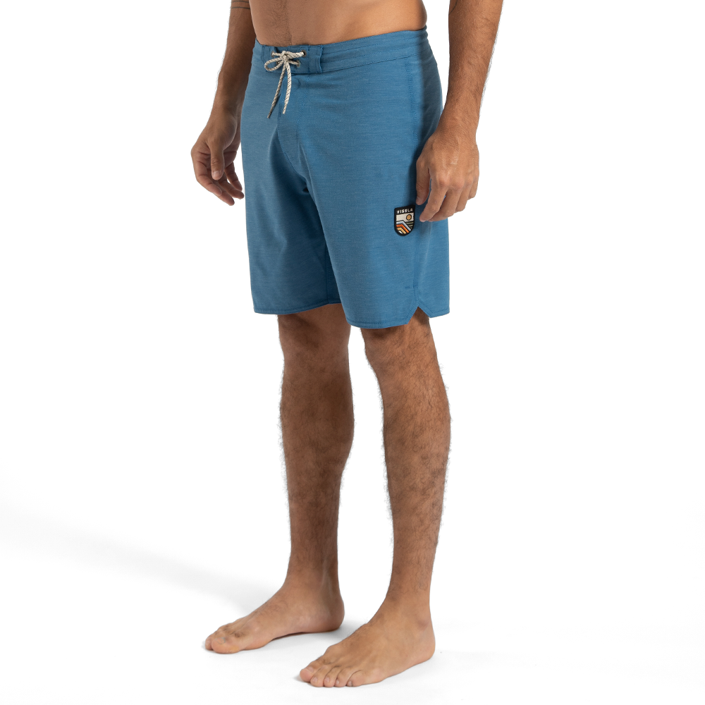 Boardshort Upcycled Coconut Vissla 18,5'' Solid Sets Azul