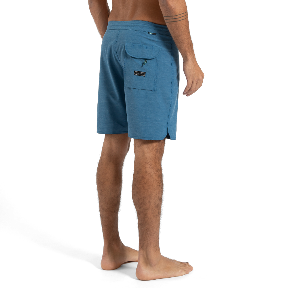 Boardshort Upcycled Coconut Vissla 18,5'' Solid Sets Azul