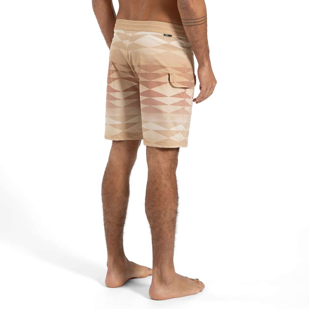 Boardshort Upcycled Coconut Vissla 18,5'' Jabber Bege