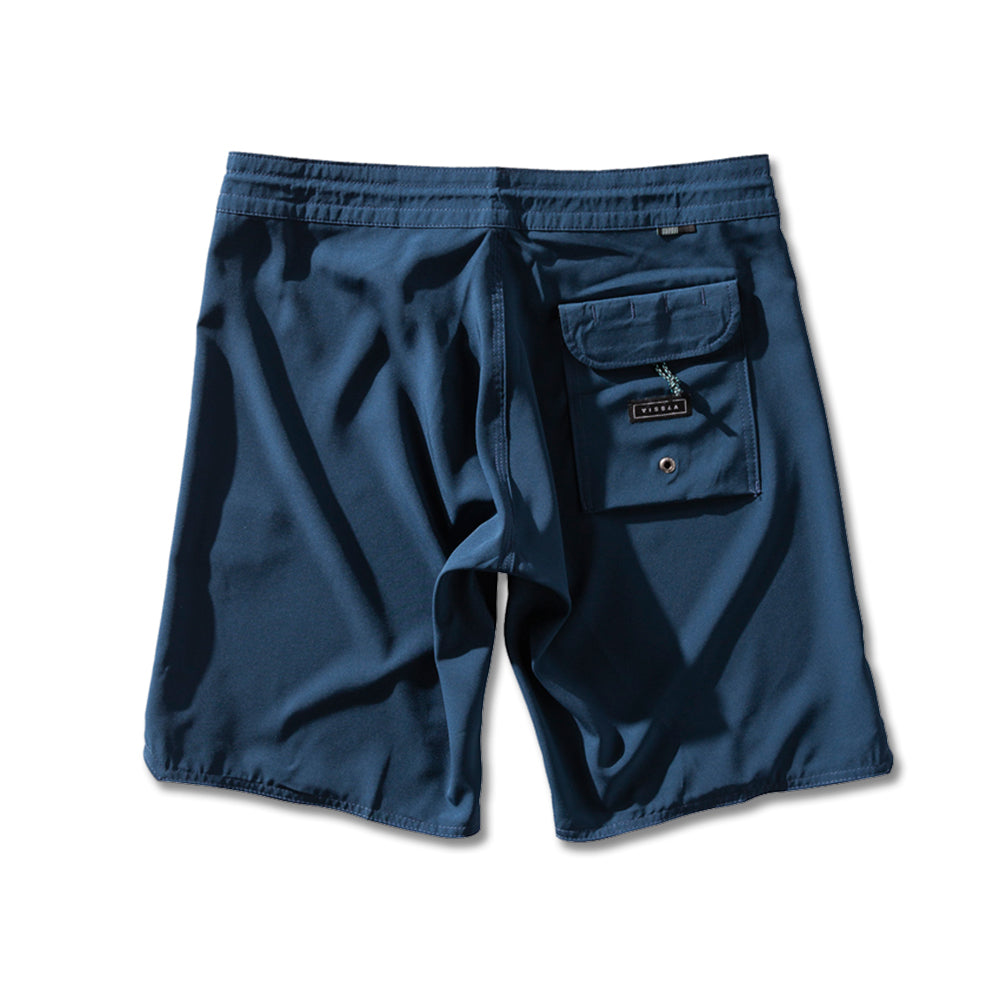 Boardshort Vissla Solid Sets 18.5" Azul