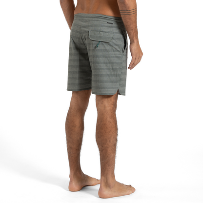 Boardshort Upcycled Coconut Vissla 17,5'' Stokem Verde