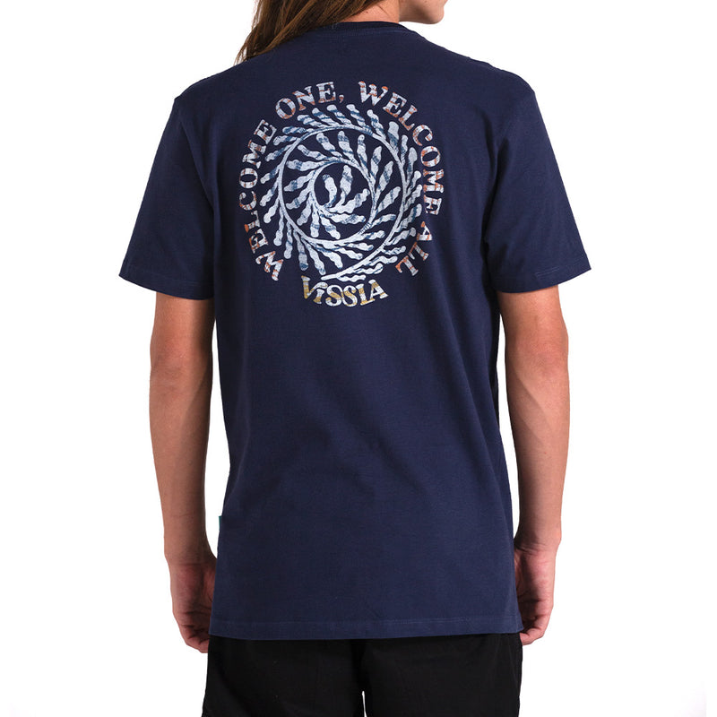 Camiseta Vissla Keep Crawl Azul Marinho