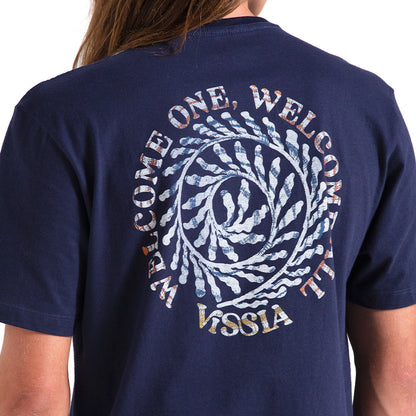 Camiseta Vissla Keep Crawl Azul Marinho