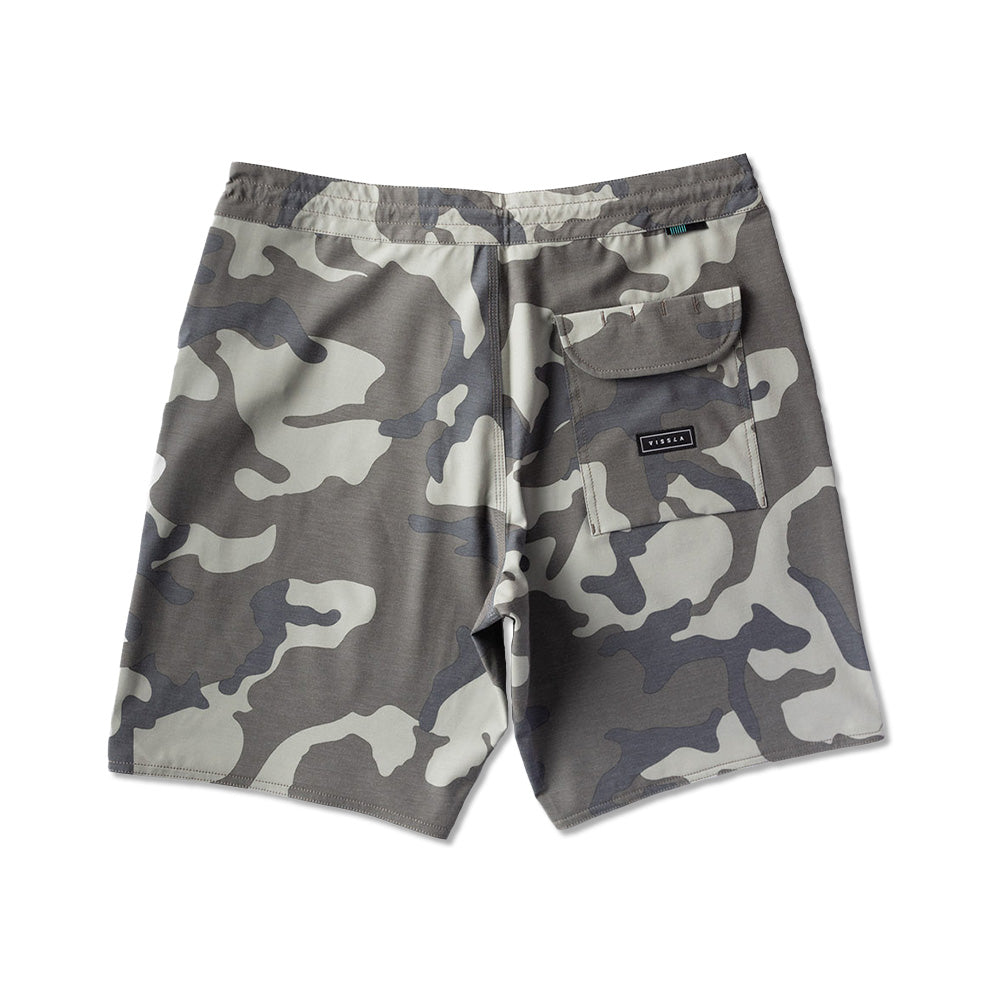 Boardshort Vissla 18,5" Solid Sets Verde