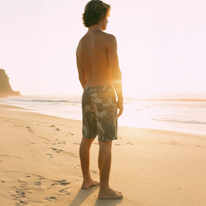 Boardshort Vissla 18,5" Solid Sets Verde