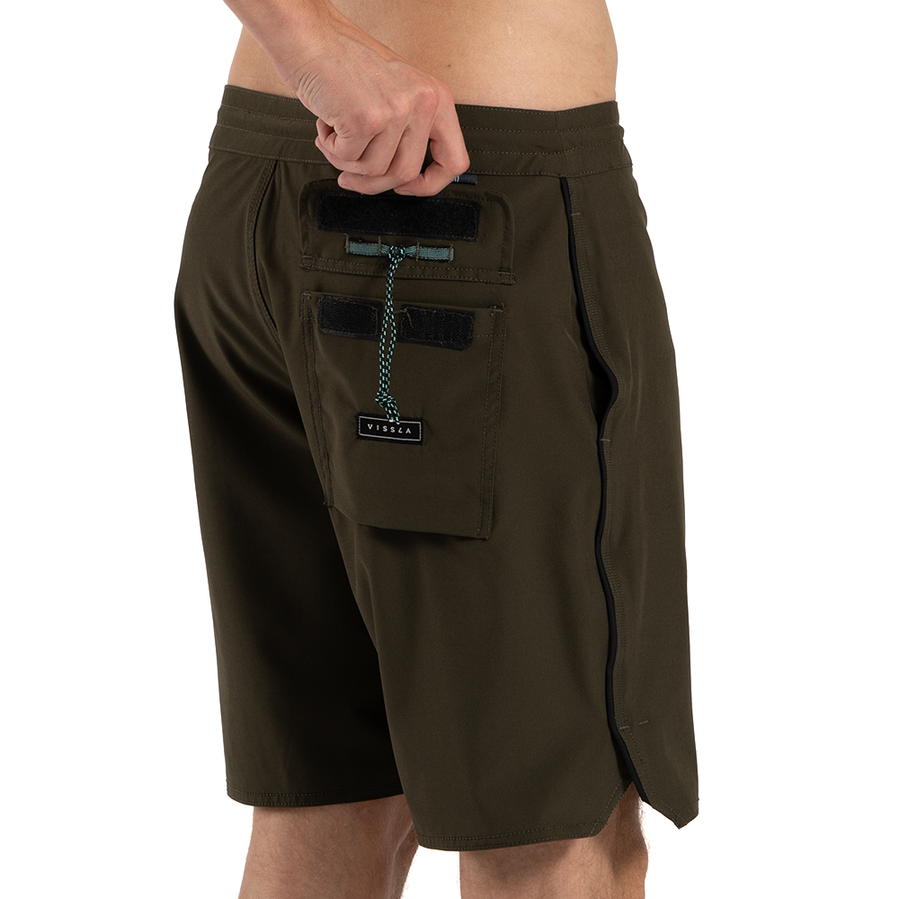 Boardshorts Vissla Solid Sets Army Green 18,5"