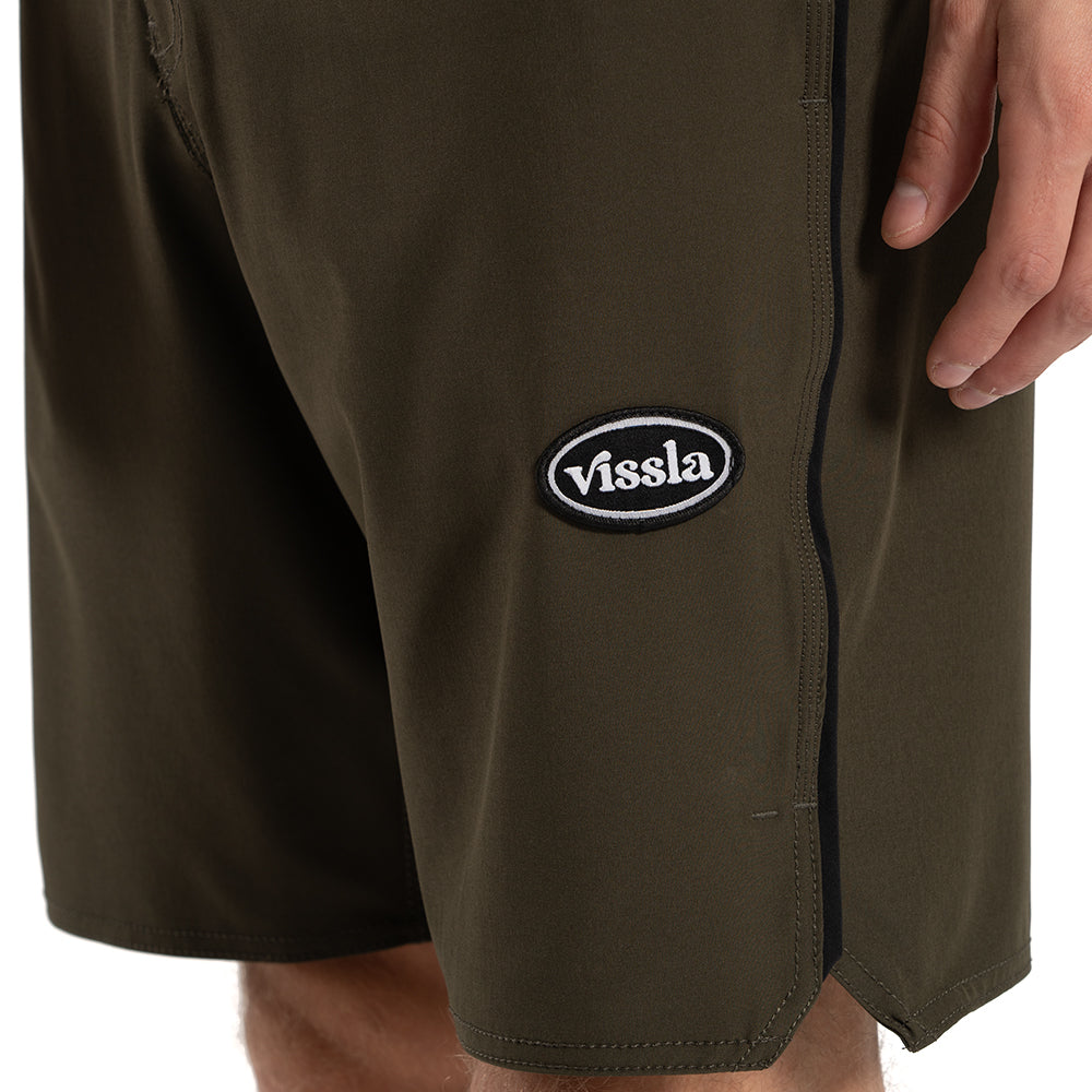 Boardshorts Vissla Solid Sets Army Green 18,5"